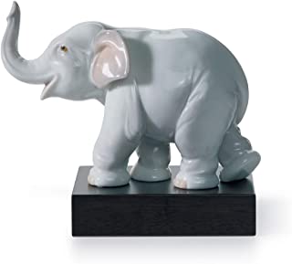 de 8 a 10 cm color blanco EFCOS Figura de elefante de talco 